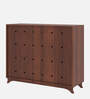 Gladiolus 18- Pairs 3 Door Shoe Racks In Walnut Colour