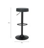 Gladwin Iron Bar Stool In Black Colour