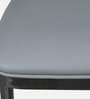 Glamora Leatherette Dinning Chair Set Of 2 In Dark Grey Colour