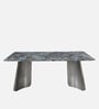 Glamora Modern Marble Top 6-Seater Dining Table
