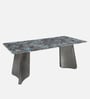 Glamora Modern Marble Top 6-Seater Dining Table
