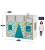 Glamping Kids Bed in Air Balloon Print Colour