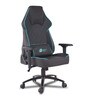 Glance Leatherette Gaming Chair in Black & Blue Colour