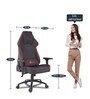 Glance Gaming Chair in Black & Red Colour