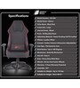 Glance Gaming Chair in Black & Red Colour