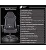 Glance Gaming Chair in Black & White Colour