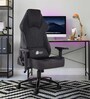 Glance Leatherette Gaming Chair in Black Colour