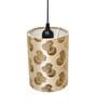 Glanza Gold Gold Fabric Hanging Light