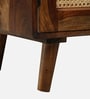 Glasgow Sheesham Wood Bar Cabinet In Provincial Teak Finish