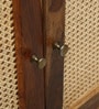 Glasgow Sheesham Wood Bar Cabinet In Provincial Teak Finish