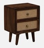Glasgow Sheesham Wood Bedside Table In Provincial Teak Finish