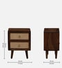 Glasgow Sheesham Wood Bedside Table In Provincial Teak Finish