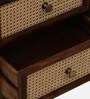 Glasgow Sheesham Wood Bedside Table In Provincial Teak Finish