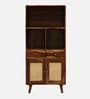 Glasgow Sheesham Wood Book Shelf In Provincial Teak Finish