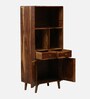Glasgow Sheesham Wood Book Shelf In Provincial Teak Finish