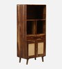 Glasgow Sheesham Wood Book Shelf In Provincial Teak Finish
