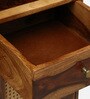 Glasgow Sheesham Wood Book Shelf In Provincial Teak Finish