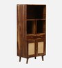 Glasgow Sheesham Wood Book Shelf In Provincial Teak Finish