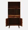 Glasgow Sheesham Wood Book Shelf In Provincial Teak Finish