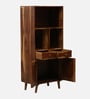 Glasgow Sheesham Wood Book Shelf In Provincial Teak Finish
