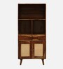 Glasgow Sheesham Wood Book Shelf In Provincial Teak Finish
