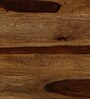 Glasgow Sheesham Wood Book Shelf In Provincial Teak Finish