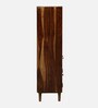 Glasgow Sheesham Wood Book Shelf In Provincial Teak Finish