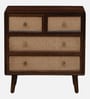 Glasgow Sheesham Wood Chest Of Drawers In Provincial Teak Finish