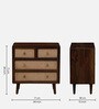 Glasgow Sheesham Wood Chest Of Drawers In Provincial Teak Finish