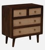 Glasgow Sheesham Wood Chest Of Drawers In Provincial Teak Finish