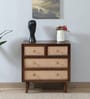 Glasgow Sheesham Wood Chest Of Drawers In Provincial Teak Finish