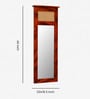 Glasgow Sheesham Wood Dresser In Honey Oak Finish With Mirror