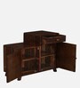 Glasgow Sheesham Wood Shoe Rack In Provincial Teak Finish