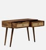 Glasgow Sheesham Wood Study Table In Provincial Teak Finish