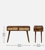 Glasgow Sheesham Wood Study Table In Provincial Teak Finish