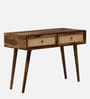 Glasgow Sheesham Wood Study Table In Provincial Teak Finish