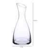 Spiral 1.2 Ltrs Glass Carafe