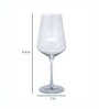 450 ML Dartington Crystal Cheers Red Wine Glasses Set of 4