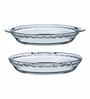 Glass Baking Round Dish (Set of 2pcs )