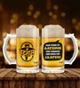 600 ML Slogan Beer Mugs Set of 2