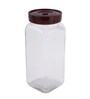 Glass Canister 2.1 Litres Transparent Glass Airtight Food Storage Container