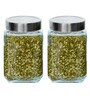 Glass Containers for Kitchen 750ml| Set of 2