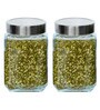 Glass Containers for Kitchen 1000ml| Set of 2