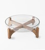 Glass Round Dessert Stand