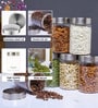 Glass Jars for Kitchen 1500ml| Pack of 2