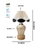 Glass Multicolor Table Lamp