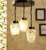 Black Metal 3 Light Cluster Hanging Lights