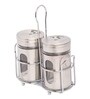 Glass Silver 100 Ml Salt & Pepper Set Set Of 2