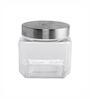 Glass Storage Square Jar (Set of 4pcs)