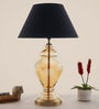 Irene Customized Cotton Fabric Shade Night Lamp With Metal & Glass Base